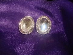 Diamante,Rhinestone,Stud,Earrings