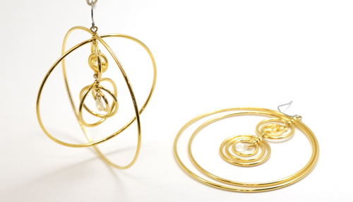 BABY PHAT Gorgeous Gold Colour Earrings - product images  of 