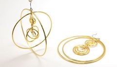 BABY,PHAT,Gorgeous,Gold,Colour,Earrings, Baby Phat, Gold