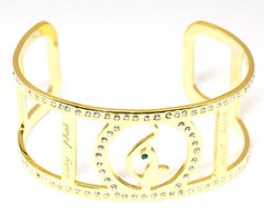 BABY,PHAT,BLING,Diamante,Bangle,Baby Phat, Gold, Bangle