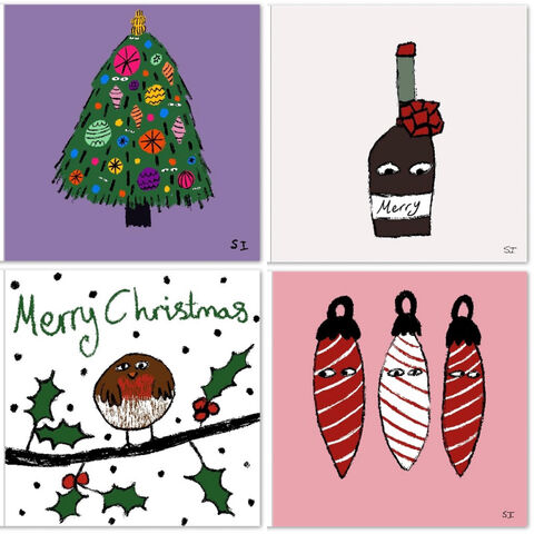 Suhayla,Ibrahim—Christmas,Card,Bundles,Christmas Cards, Art, Suhayla Ibrahim