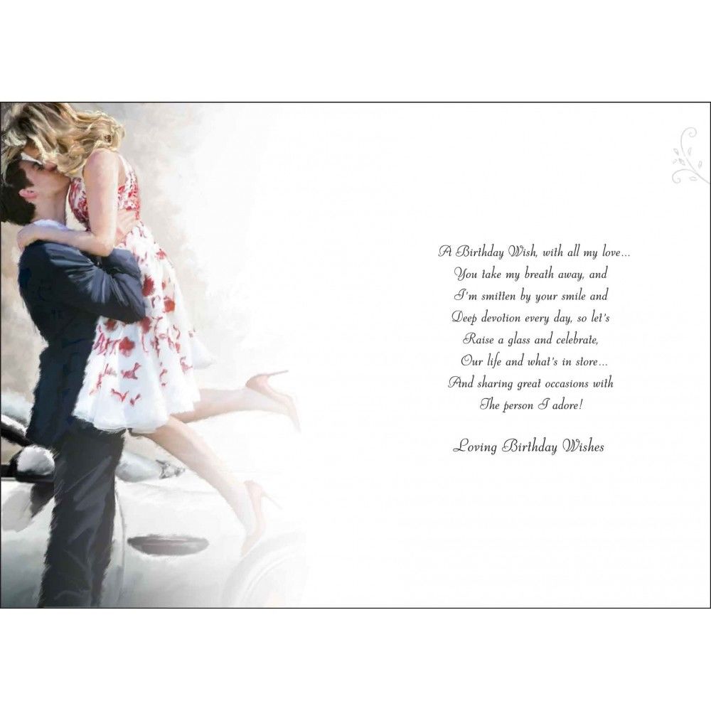 To My Partner Birthday Card Karenza Paperie