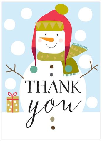 christmas thank you cards from karenza paperie collection karenza