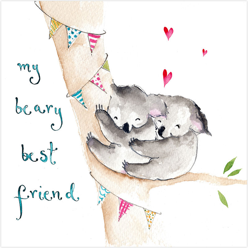 Best Of 22 Koala Bear Anniversary Card