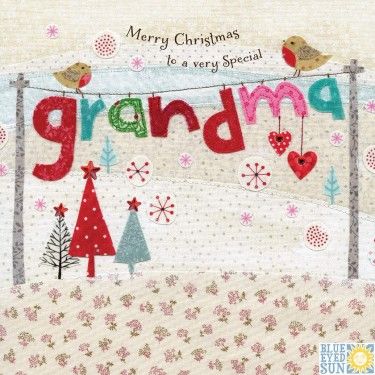 To A Very Special Grandma Christmas Card - Karenza Paperie