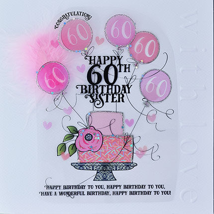 60th Birthday Greetings For Sister In Law Greeting Cards Near Me Beautiful birthday day card with candles to wish bday of sister. greeting cards near me