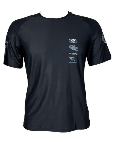 Global,CDC,Tech,shirt,(black),COUPDECHACAL, COUP DE CHACAL, RAPHA, PACTIMO, MAAP, tour de nah, tourdenah, tour de france, strava, tour de france combonation jersey,  ugood?, ugood, ugoodclub