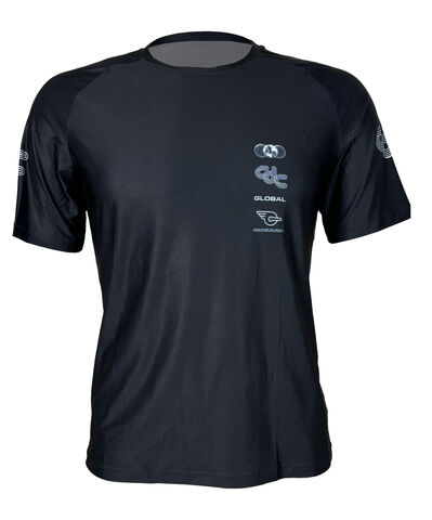 Global,CDC,Tech,shirt,(black),COUPDECHACAL, COUP DE CHACAL, RAPHA, PACTIMO, MAAP, tour de nah, tourdenah, tour de france, strava, tour de france combonation jersey,  ugood?, ugood, ugoodclub