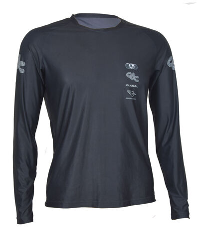 Global,CDC,Tech,LS,shirt,(black),COUPDECHACAL, COUP DE CHACAL, RAPHA, PACTIMO, MAAP, tour de nah, tourdenah, tour de france, strava, tour de france combonation jersey,  ugood?, ugood, ugoodclub, CDC, CHACAL, CDC CYCLING