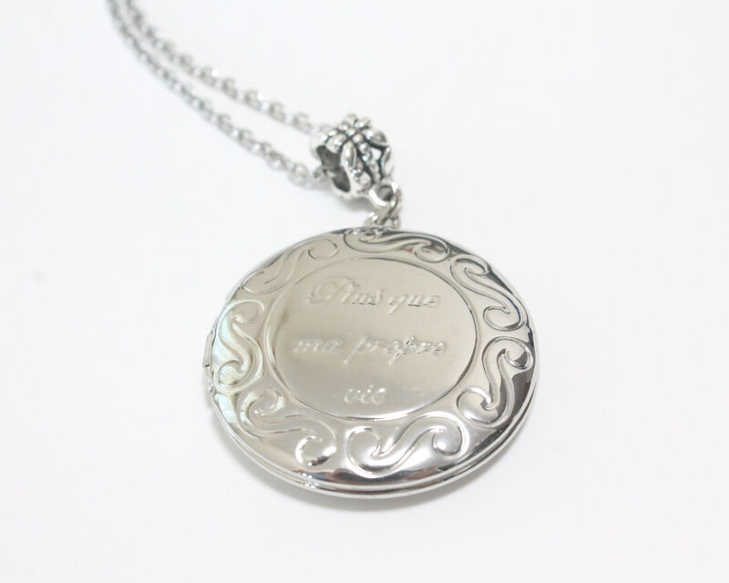 Plus que ma propre vie (more than my own life) locket necklace - product images  of 
