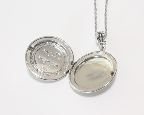 Plus que ma propre vie (more than my own life) locket necklace - product images  of 