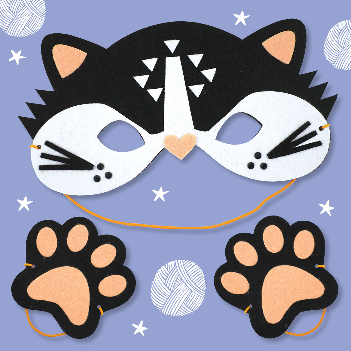 Get Set Make Cat Mask Felt EXPRESS YOURSELF DIY