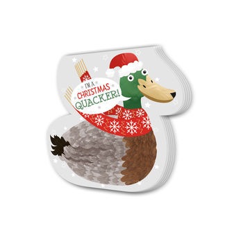 Christmas Shaped Notepads - Christmas Quacker - product images