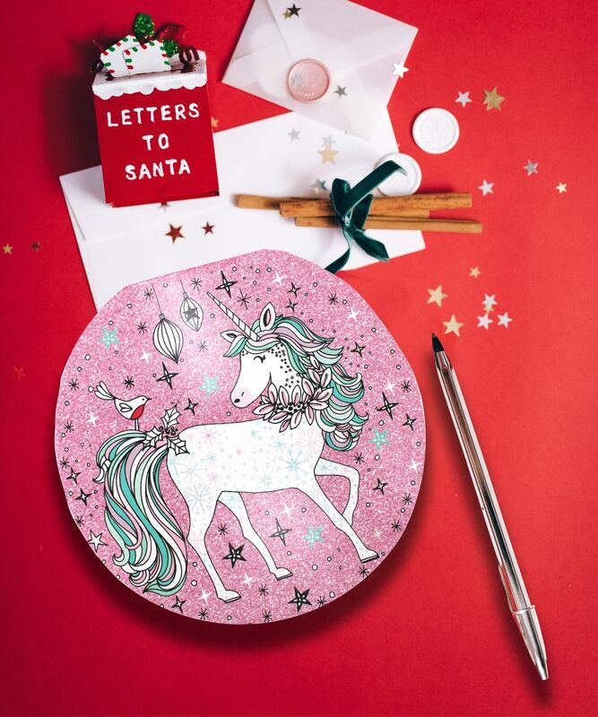 Christmas Shaped Notepads - Unicorn - product images  of 