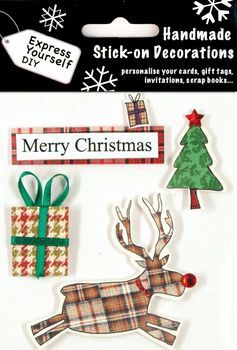 Burberry,Reindeer,&,Gifts,Craft, Christmas, Toppers, Tree, Present, burberry, reindeer
