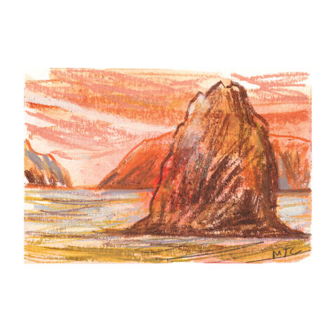 Steeple,rock,original,art,work