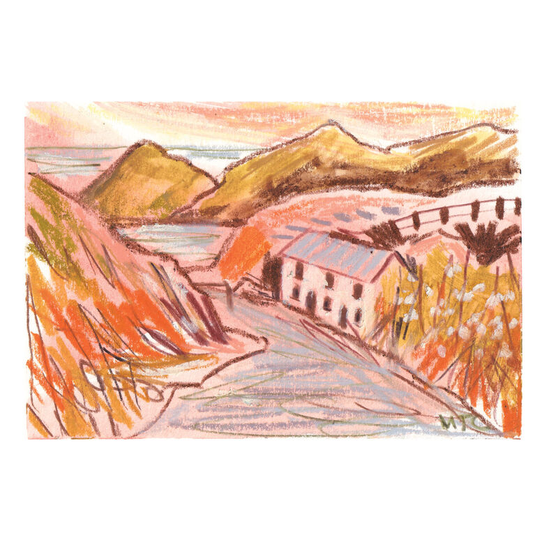 Nestled in the Cove original art work - product images