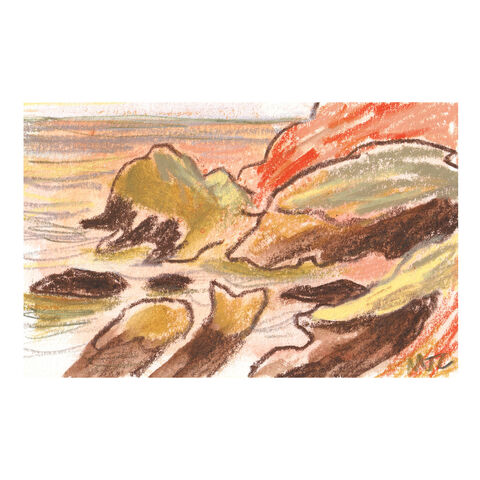 Cliff,shapes,original,art,work