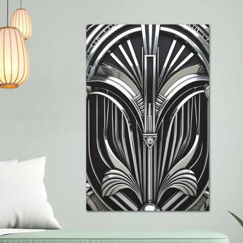 Chrome,Gray,Black,Art,Deco,Geometric,Wall,Canvas,Poster,Print,Living,Room,Gatsby,Inspired,Painting,Mid,Century,Gold,art_deco_decor,art_deco_print,art_deco_wall_art,geometric_print,gatsby_decor,gatsby_print,framed_wall_art,framed_art_deco,mid_century_decor,art_deco_painting,gift_for_her,christmas_gift,chrome_wall_art