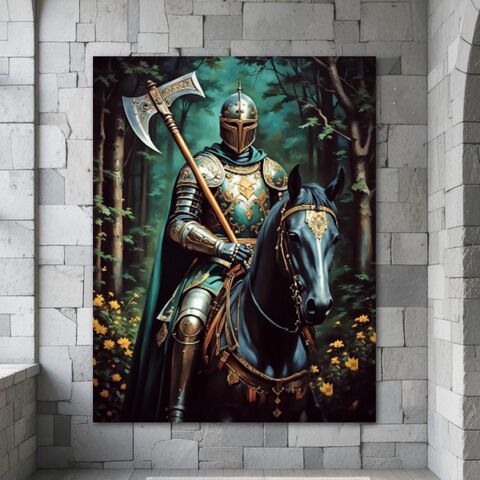 Medieval,Painting,Print,Knight,In,Forest,Dark,Academia,Canvas,Wall,Art,Decor,Moody,Large,Size,Framed,medieval_painting,medieval_print,medieval_art,dark_wall_art,knight_painting,knight_print,medieval_decor,medieval_framed,knight_amour_art,oil_painting_knight,knight_art,original_painting,birthday_gift