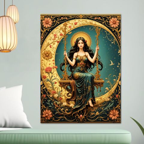 Under,The,Moon,Art,Nouveau,Poster,Print,Boho,Lady,Goddess,Mucha,Inspired,Wall,New,Bohemian,Home,Decor,art_nouveau_print,art_nouveau_poster,mucha_print,mucha_poster,mucha_prints,mucha_moon_poster,mucha_moon,alphonse_mucha,mucha_wall_art,mucha_posters,gift_for_her,moon_poster,moon_wall_art