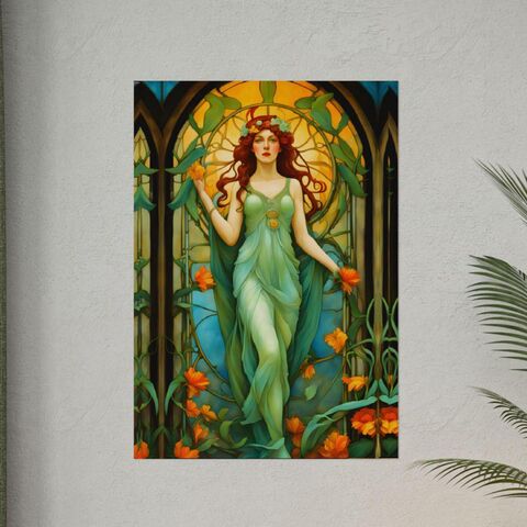 Boho,Art,Nouveau,Poster,Print,Lady,London,Mucha,Inspired,Wall,New,Bohemion,Home,Decor,art_nouveau_print,art_nouveau_poster,mucha_print,boho_decor,boho_print,boho_poster,retro_decor,retro_print,retro_poster,gift_for_her,boho_wall_art,art_nouveau_wall,fall_wall_art