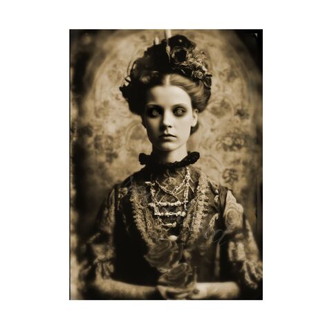 Creepy,Vintage,Ghost,Woman,Portrait,Horror,Printable,Old,Photo,Victorian,Wall,Art,Halloween,Digital,Print,Download,Ephemera,vintage_photo,commerical_art,gothic_printable,halloween_printable,ghost_photo,creepy_photograph,horror_portrait,horror_wall_art,weird_photo,vintage_creepy_photo,creepy_photo,ghost_digital_print