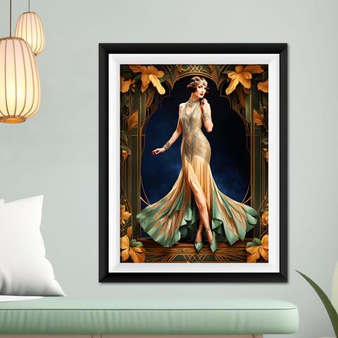 Gatsby,Girl,Print,Art,Deco,Wall,Painting,Old,Hollywood,Glamour,Retro,Poster,1920s,Flapper,art_deco_print,art_deco_wall_art,art_deco_painting,gatsby_girl_print,gatsby_girl_poster,art_deco_poster,retro_wall_art,retro_print,retro_poster,gift_for_her,christmas_gift,music_wall_art,mid_century_decor