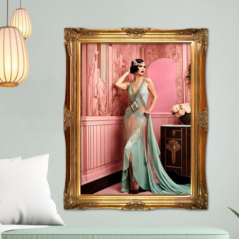 Gatsby,Girl,Wall,Art,Print,Zeigfeld,Deco,Poster,Flapper,Pink,Portrait,1920s,Style,Woman,Home,Decor,art_deco_decor,art_deco_print,art_deco_wall_art,art_deco_poster,gatsby_decor,gatsby_girl_print,gatsby_girl_poster,retro_wall_art,retro_print,retro_poster,gift_for_her,pink_wall_art,christmas_gift