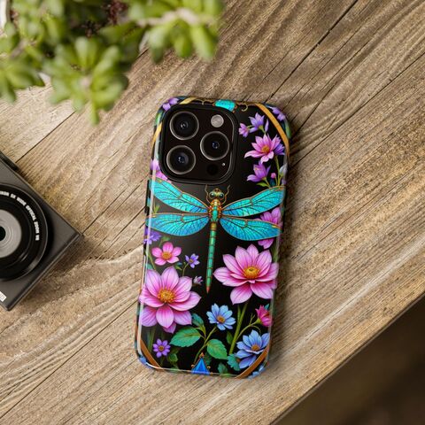 Dragonfly,Tough,Phone,Case,Art,Nouveau,Faux,Stained,Glass,Flower,iPhone,16,15,14,13,12,11,Galaxy,S24,S23,S22,And,More,stained_phone,stained_iphone,dragonfly_iphone,cottagecore_phone,iphone_16,iphone_15,iphone_14,s24_case,s23_case,glass_iphone,glass_phone,galaxy_case,pink_iphone