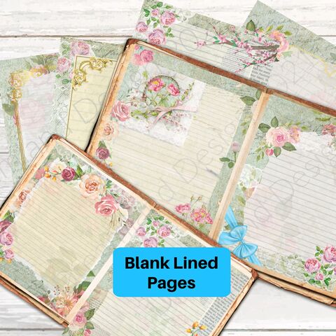 Printable,Blank,Lined,Journal,Pages,Vintage,Collage,Junk,Shabby,Paper,Supply,Pink,Roses,Digital,Dpwnload,Images,Ephemera,vintage_printable,digital_collage,ephemera_journal,junk_journal,blank_pages,journal_pages,lined_pages,journal_pages_blank,journal_pages_lined,yvonne_preston,collage_papers,journal_supplies