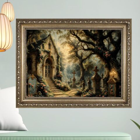 Dark,Gothic,Cemetary,Print,Moody,Painting,Victorian,Church,Wall,Art,Academia,Oil,dark_academia_decor,dark_academia_print,dark_moody_painting,oil_painting_print,victorian_print,victorian_painting,victorian_art,original_painting,dark_moody,gothic_print,gothic_painting,church_print,gothic_church