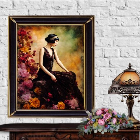 Painting,Print,Art,Deco,Wall,Gatsby,Girl,Poster,Retro,1920s,Style,Home,Decor,art_deco_decor,art_deco_print,art_deco_poster,art_deco_wall_art,gatsby_girl_print,gatsby_girl_poster,gift_for_her,christmas_gift,retro_decor,retro_print,art_deco_painting,gatsby_decor,mid_century_decor