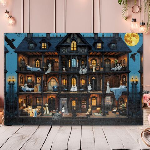Edgar,Allan,Poe,Jigsaw,Puzzle,Dark,Gothic,Haunted,House,Ghosts,Of,Mansion,Difficult,Hard,252,520,1014,Piece,wooden_puzzle,gift_for_her,dark_puzzle,adult_puzzle,raven_puzzle,edgar_allan_poe,poe_raven,horror_puzzle,horror_jigsaw,gothic_puzzles,gothic_puzzle,poe_puzzle,dark_academia