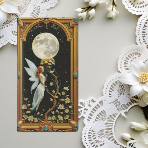 Magic,Moon,Fairy,Book,Phone,Case,Wallet,Witchy,Dark,Academia,Flip,Card,Fits,iphone,16,15,14,Galaxy,S25,And,More
