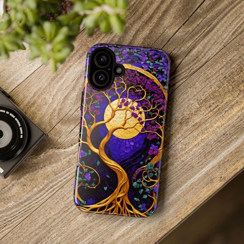 Moon,Purple,Phone,Tough,Case,Faux,Stained,Glass,Gold,Tree,Fits,iphone,16,15,14,13,Pixel,8,Galaxy,S24,S23,S,22,And,More,stained_glass_phone,stained_glass_iphone,mosaic_phone_case,iphone_16_case,iphone_15_case,iphone_13_case,s24_case,s23_case,gift_for_her,purple_phone_case,purple_iphone,witchy_case