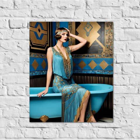 Art,Deco,Wall,Print,Bathroom,Gatsby,Girl,Poster,Retro,Powder,Room,Blue,1920s,Style,Home,Decor,art_deco_decor,art_deco_print,art_deco_poster,art_deco_bathroom,bathroom_wall_art,art_deco_wall_art,gatsby_girl_print,gatsby_girl_poster,gift_for_her,christmas_gift,retro_decor,retro_print,retro_bathroom
