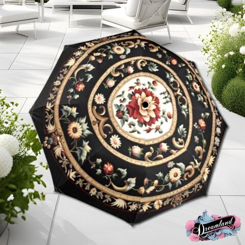 Black,Pink,Boho,Umbrella,Cottagecore,Victorian,Gothic,Flower,Parasol,Semi-Automatic,Waterproof,Foldable,rain_umbrella,sun_umbrella,uv_umbrella,stained_umbrella,flower_umbrella,gift_for_her,unique_gift,waterproof_umbrella,travel_umbrella,foldable_umbrella,victorian_umbrella,gothic_umbrella,black_umbrella