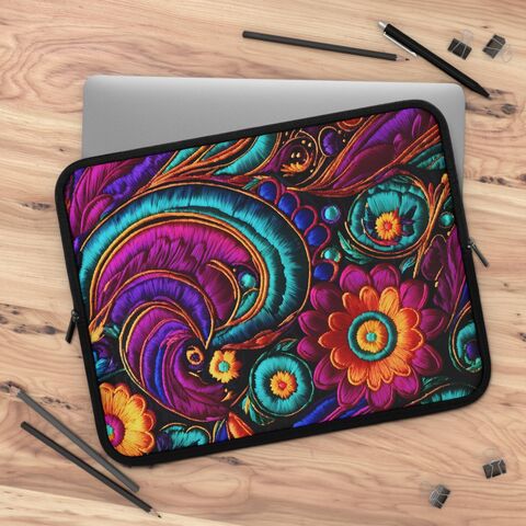 Boho,Laptop,Case,Paisley,Purple,Blue,Retro,Flowers,Faux,Embroidered,Forestcore,Sleeve,13,15,17,Inches,Ipad,Air,Macbook,laptop_sleeve,laptop_case,embroidered_laptop,office_gift,gift_for_her,boho_laptop_case,boho_laptop_sleeve,laptop_cover,floral_laptop_sleeve,floral_laptop_case,purple_laptop_sleeve,purple_laptop_case,paisley_laptop