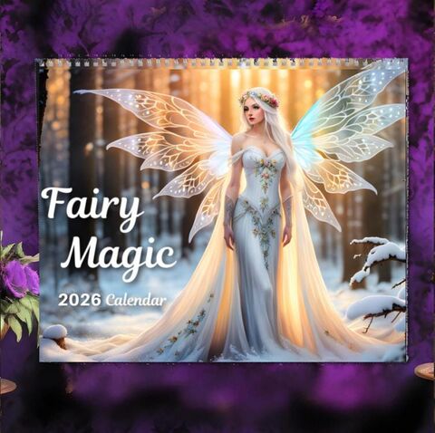 Fairy,Magic,2026,Wall,Calendar,Witchy,Whimsical,Fantasy,Planner,Home,Office,Decor,Gift,christmas_gift,office_gift,gift_for_her,2026_calendar,witchy_calendar,witchy_gift,academia_calendar,whimsical_calendar,fairy_calendar,fairy_wall_calender,whimsical_gift,magic_calendar,fairy_magic