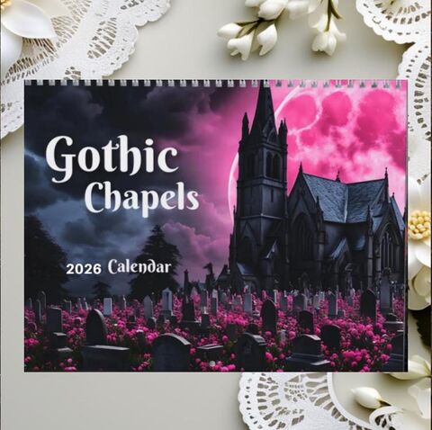 Gothic,2026,Wall,Calendar,Erie,Church,Chapels,Graveyard,Cemetery,Planner,Full,Moon,Witchy,Dark,Academia,Home,Office,Decor,christmas_gift,office_gift,gift_for_her,2026_calendar,gothic_2026_calendar,church_calendar,dark_2026_calendar,witchy_calendar,witchy_gift,academia_calendar,goth_desk_calendar,goth_wall_calendar,moon_calendar