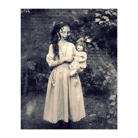 Demon,Girl,Photo,Horror,Portrait,Vintage,Printable,Victorian,Wall,Art,Halloween,Creepy,Woman,Instant,Download,Ephemera,Scrapbook,Card,vintage_photo,commerical_art,gothic_printable,halloween_printable,ghost_photo,creepy_photograph,horror_portrait,horror_wall_art,demon_woman,weird_photo,vintage_creepy_photo,creepy_photo
