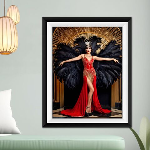 Lady,In,Red,Wall,Art,Print,Zeigfeld,Girl,Deco,Poster,Flapper,Gatsby,Portrait,1920s,Style,Woman,Home,Decor,art_deco_decor,art_deco_print,art_deco_poster,gatsby_decor,gatsby_girl_print,gatsby_poster,retro_decor,retro_print,retro_poster,mid_century_decor,gift_for_her,christmas_gift,flapper_print