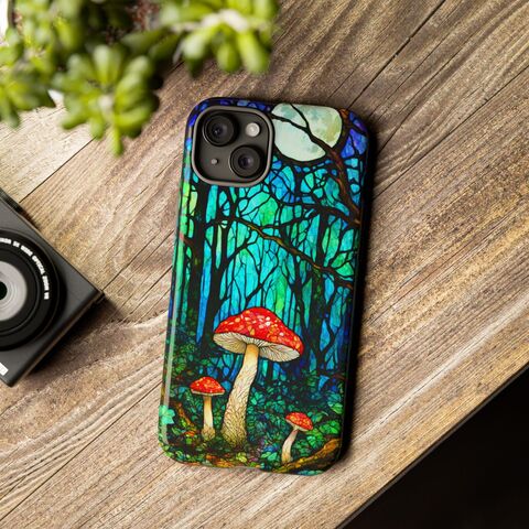 Mushroom,Phone,Case,Stained,Glass,Tough,Moon,Witchy,Cottagecore,iPhone,15,14,13,12,11,Samsung,Galaxy,S23,S22,S21,And,More,stained_glass_case,stained_glass_iphone,mushroom_iphone,mushroom_case,cottagecore_iphone,witchy_phone_case,witchy_iphone,iphone_15_case,iphone_14_case,s23_case,s22_case,gift_for_her,valentines_gift