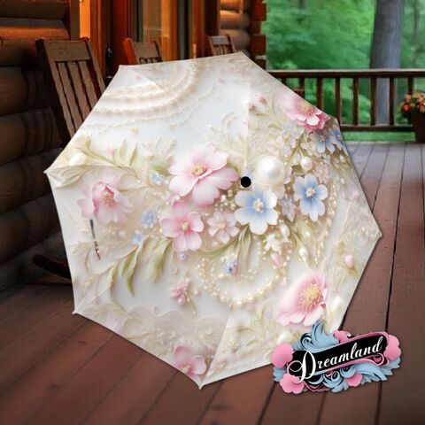 Pink,Blue,Umbrella,Romantic,Flower,Floral,Art,Nouveau,Style,Printed,Faux,Lace,Parasol,Semi-Automatic,Waterproof,Foldable,rain_umbrella,sun_umbrella,uv_umbrella,travel_umbrella,unique_umbrella,gift_for_her,cute_umbrella,flower_umbrella,sun_parasol,japanese_umbrella,valentines_gift,pink_umbrella,blue_umbrella