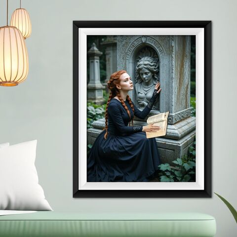 Gothic,Victorian,Dark,Academia,Painting,Print,Lady,Reading,Mourning,Death,Nocturne,Poster,Decor,Moody,Wall,Art,dark_academia_art,dark_academia_decor,dark_moody_print,moody_painting,library_print,library_painting,victorian_painting,victorian_print,dark_academia,dark_art_print,moody_wall_art,gothic_print,gothic_painting