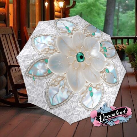 White,Flower,Umbrella,Floral,Victorian,Style,Printed,Faux,Lace,Pearl,Parasol,Semi-Automatic,Waterproof,Foldable,rain_umbrella,sun_umbrella,uv_umbrella,travel_umbrella,unique_umbrella,gift_for_her,cute_umbrella,flower_umbrella,sun_parasol,japanese_umbrella,valentines_gift,white_umbrella,white_parasol