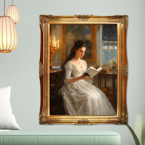 Dark,Academia,Moody,Print,Oil,Painting,Nocturne,Girl,Library,Victorain,Lady,In,White,Wall,Art,dark_academia_art,dark_academia_decor,dark_academia_print,dark_academia,victorian_painting,victorian_print,victorian_wall_art,dark_moody_painting,dark_moody_print,gift_for_her,library_painting,dark_painting,gothic_wall_art