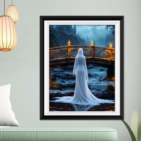 Ghost,Of,The,Lake,Dark,Academia,Print,Victorian,Moody,Oil,Painting,Wall,Art,Decor,Gothic,Lady,in,White,halloween_decor,halloween_wall_art,halloween_print,halloween_poster,halloween_painting,dark_academia_decor,dark_academia_print,dark_academia_art,lady_lake_print,lady_lake_painting,gothic_print,gothic_painting,ghost_print