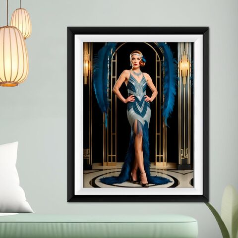 Wall,Art,Print,Zeigfeld,Girl,Deco,Poster,Flapper,Gatsby,Portrait,1920s,Style,Woman,Home,Decor,art_deco_decor,art_deco_print,art_deco_wall_art,art_deco_poster,gatsby_girl_print,gatsby_decor,gatsby_girl_wall_art,retro_decor,retro_wall_art,retro_print,retro_poster,mid_century_decor,gift_for_her